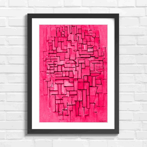 Geometric abstract block grid - block,