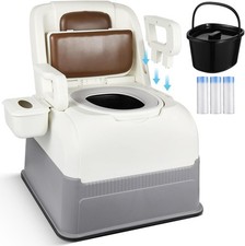 Mobile Bedside Commode Chair