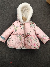 Kids TED BAKER coat 6-9 mnths multicolored hoody cg p20