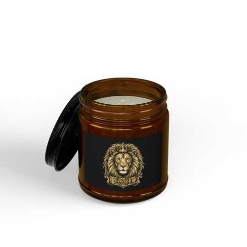 Regal lion illustration candle - regal,