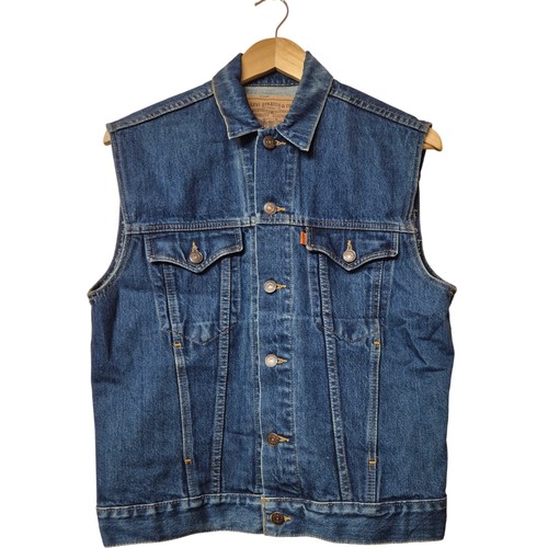 Levi denim vest men small - men's,