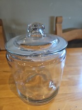 Glass Vintage Biscuit Barrel