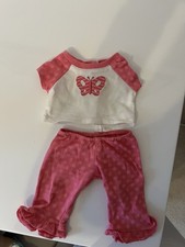 American Girl Bitty Twin Girl Doll Pink Pyjama Set