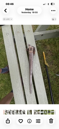 Velocette hand start - le, lever