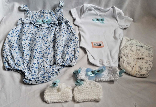 Reborn baby dolls - clothes, and