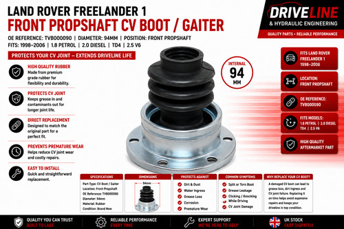 Freelander front propshaft - freelander,