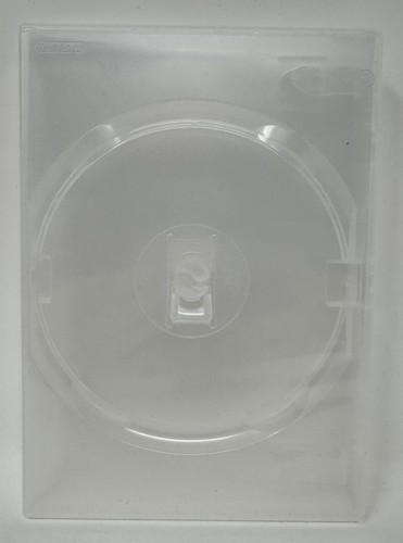 Replacement dvd case - clear, 2