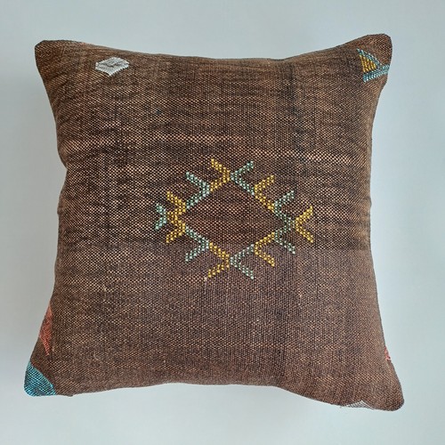 Moroccan cactus silk - cactus, cushion