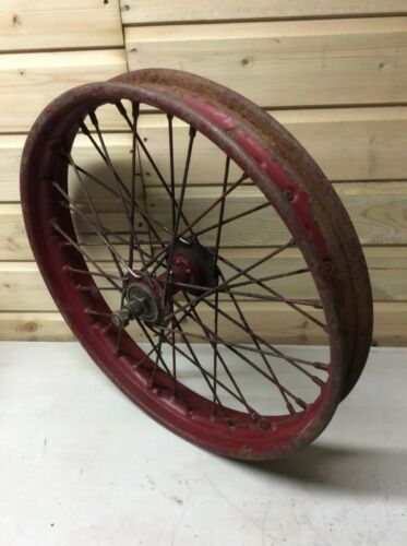 Vintage motorcycle wheel - motorcycle,