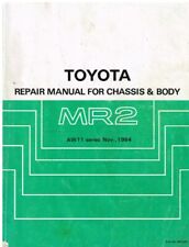 TOYOTA MR2 COUPE Mk1 1985- ORIGINAL FACTORY CHASSIS & BODY REPAIR MANUAL