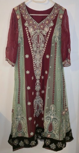 Pakistani embroidered frock - pakistani,