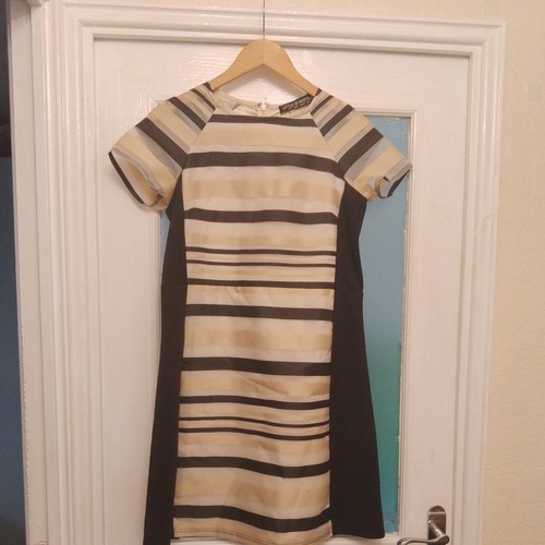 Beige and black cocktail - beige,