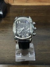 Invicta Lupah Men 9817 Classic Chronograph Leather 40mm Quartz Analog Watch 8"