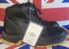 MENS SIZE UK 10 EU 44 BLACK HIMALAYAN SAFETY BOOTS NEW WITH TAGS NEVER WORN