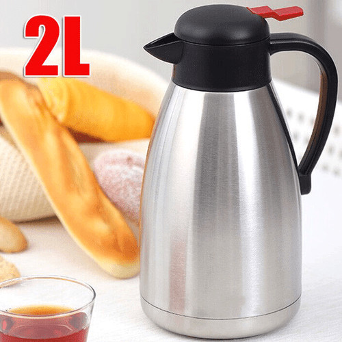 Steel vacuum kettle - 2l, s/steel