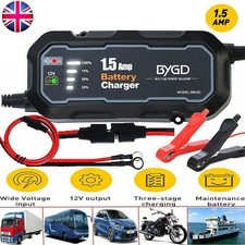 Smart 12V Motorcycle Motorbike Car Battery Charger Automatic Smart Trickle UK