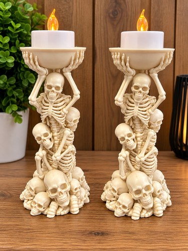 Set skeleton candle - set, 2