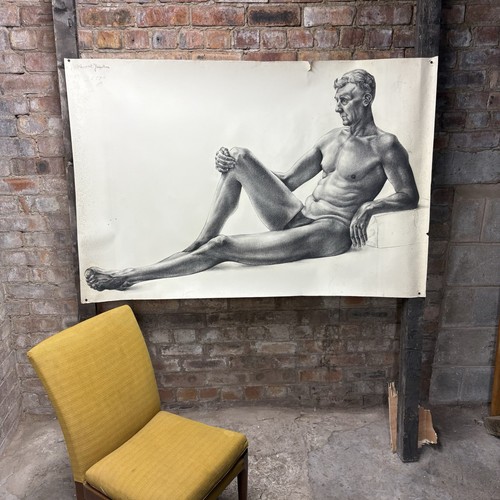 Huge academic male - nude, figure