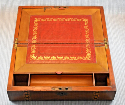Antique mahogany marquetry - mahogany,