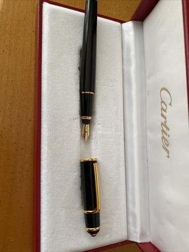 Cartier gold fountain pen - gold,