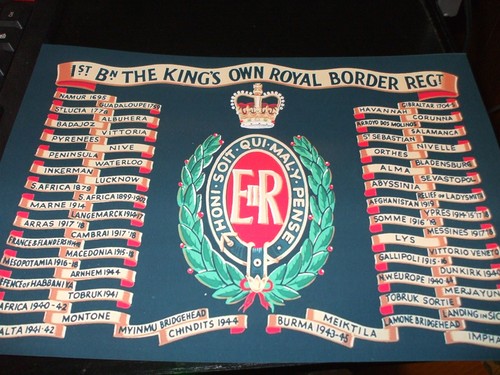 Kings own royal border - ,