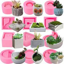 Flower pot silicone moulds - flower,