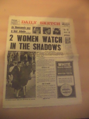 Old vintage orig newspaper - old,