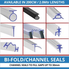 Channel Shower Seal | Bi-Fold