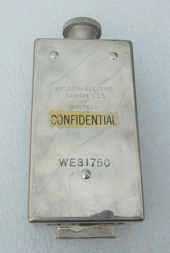 Vintage western electric - electric, card