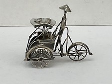 A Vintage Silver Rickshaw by Yogya, Indonesia, Marked 925 c.1960/80’s