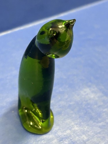 Vintage art glass - , cat