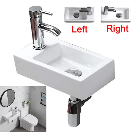 Small bathroom wall - small, hung
