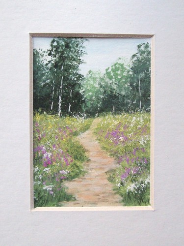 Aceo original hand - original, painted