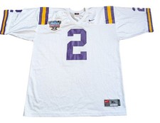 LSU Vintage 2007 Jersey Allstate Sugar Bowl Patch #2 XL College Football 