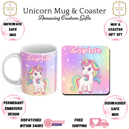 Personalised unicorn name - personalised,