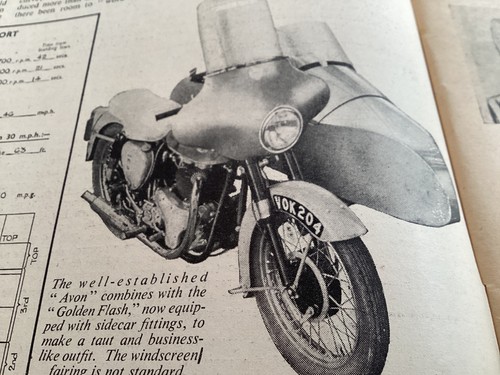 Bsa a10 watsonian avon sidecar - watsonian,