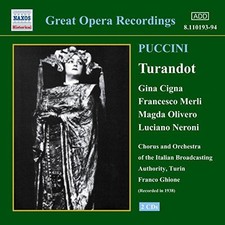 PUCCINI: Turandot - Franco