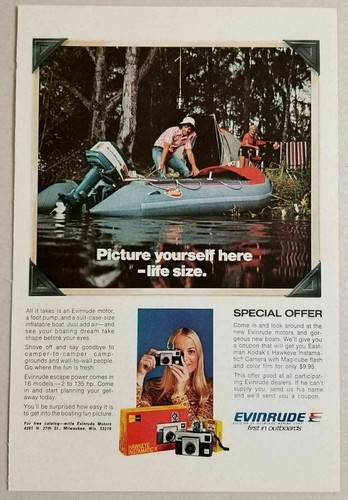 1973 print evinrude - print, ad