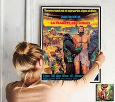 Planet Of The Apes French Repro Movie Photo / Poster Up to 30"