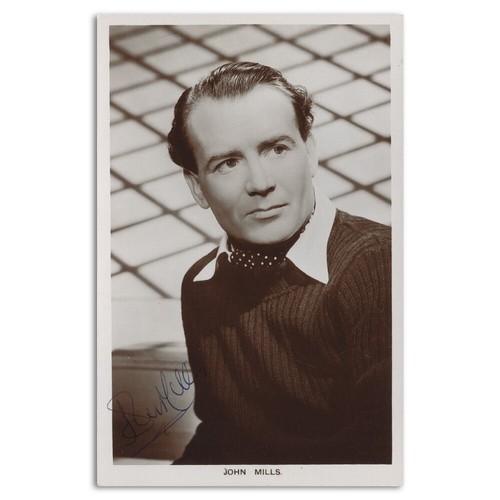 John mills autograph - john,