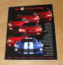 USA - Dodge Brochure 1997 - Intrepid Avenger Stratus Neon