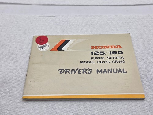 Honda cb125 cb160 driver - honda,