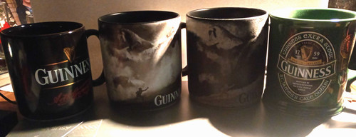 Guinness mugs very good - very,