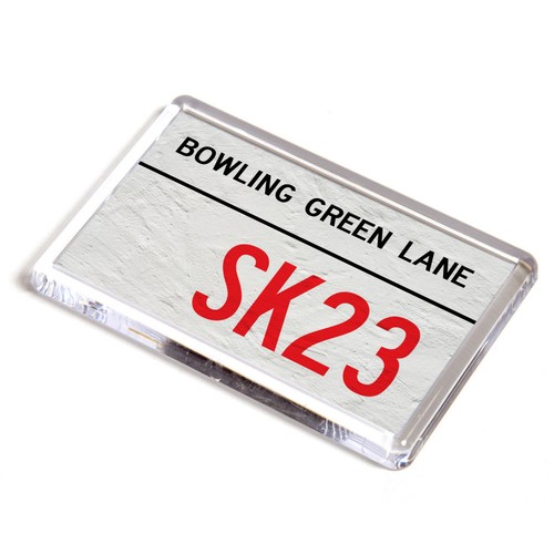 Fridge magnet bowling - bowling, green