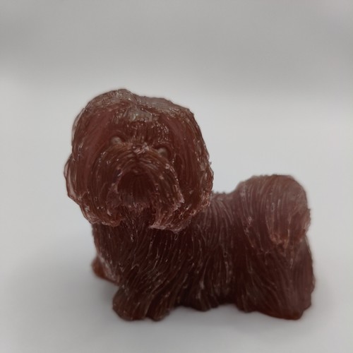 Homemade resin shih tzu - resin,