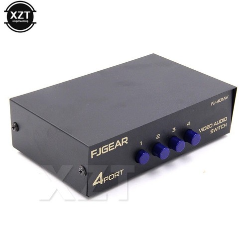 Port rca av switch box - rca,