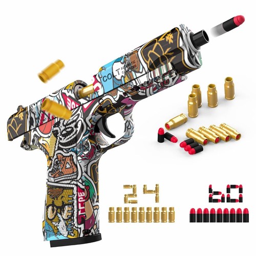 Toy gun shell ejecting - toy, pistol