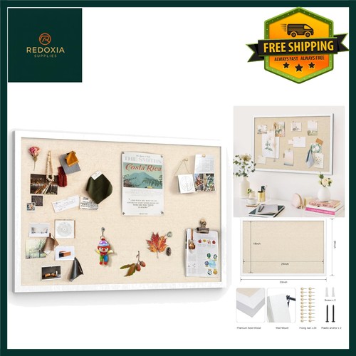 Elegant linen cork bulletin - elegant,