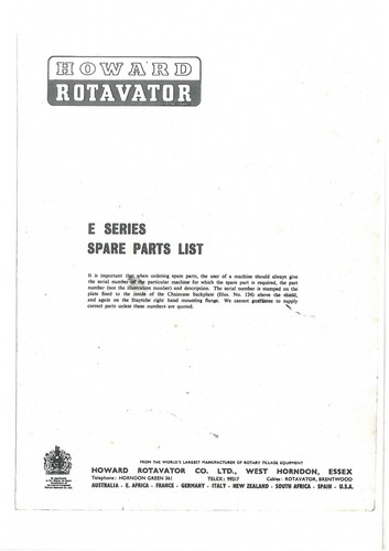 Howard rotavator series - howard,