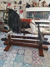 vintage rocking horse for